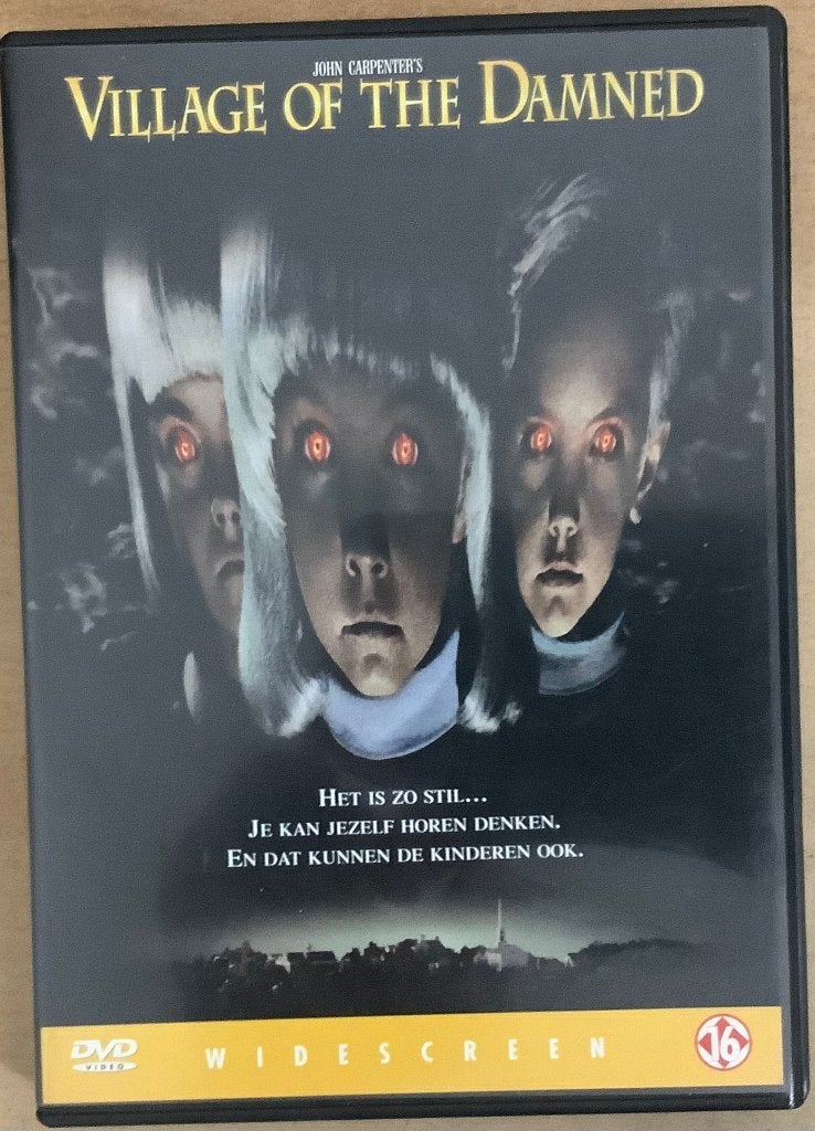 Village of the Damned (1995) Dvd Christopher Reeve, Gebruikt, Vanaf 16 jaar, Turks, Ophalen of Verzenden