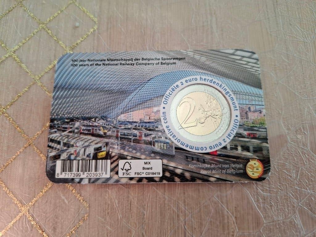 Pièces de 2 euros SNCB, Timbres & Monnaies, Enlèvement ou Envoi, Belgique, 2 euros, Monnaie en vrac