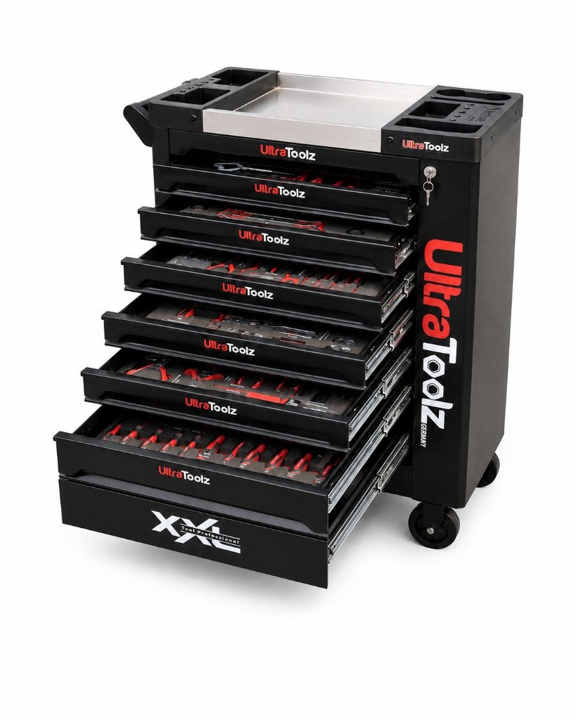 Chariot à outils Ultra Toolz XXL - 258 pièces complètement, Enlèvement, Remplie, Neuf