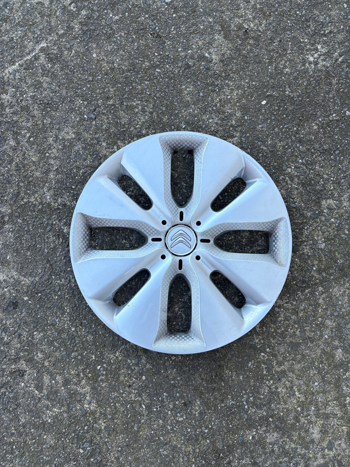 4 originele Citroën 15" wieldoppen (9685336580), Auto diversen, Ophalen of Verzenden, Zo goed als nieuw
