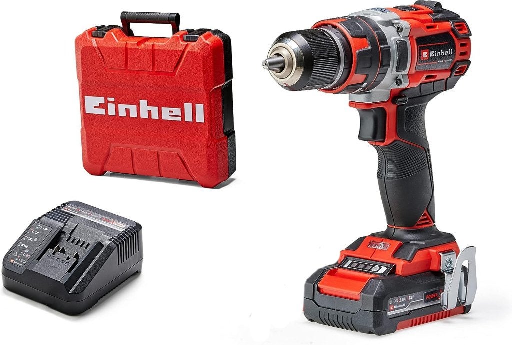 Einhell accu-slagboormachine TP-CD 18/50 +lader+ 3,0 Ah accu, Doe-het-zelf en Bouw, Gereedschap | Boormachines, Ophalen of Verzenden