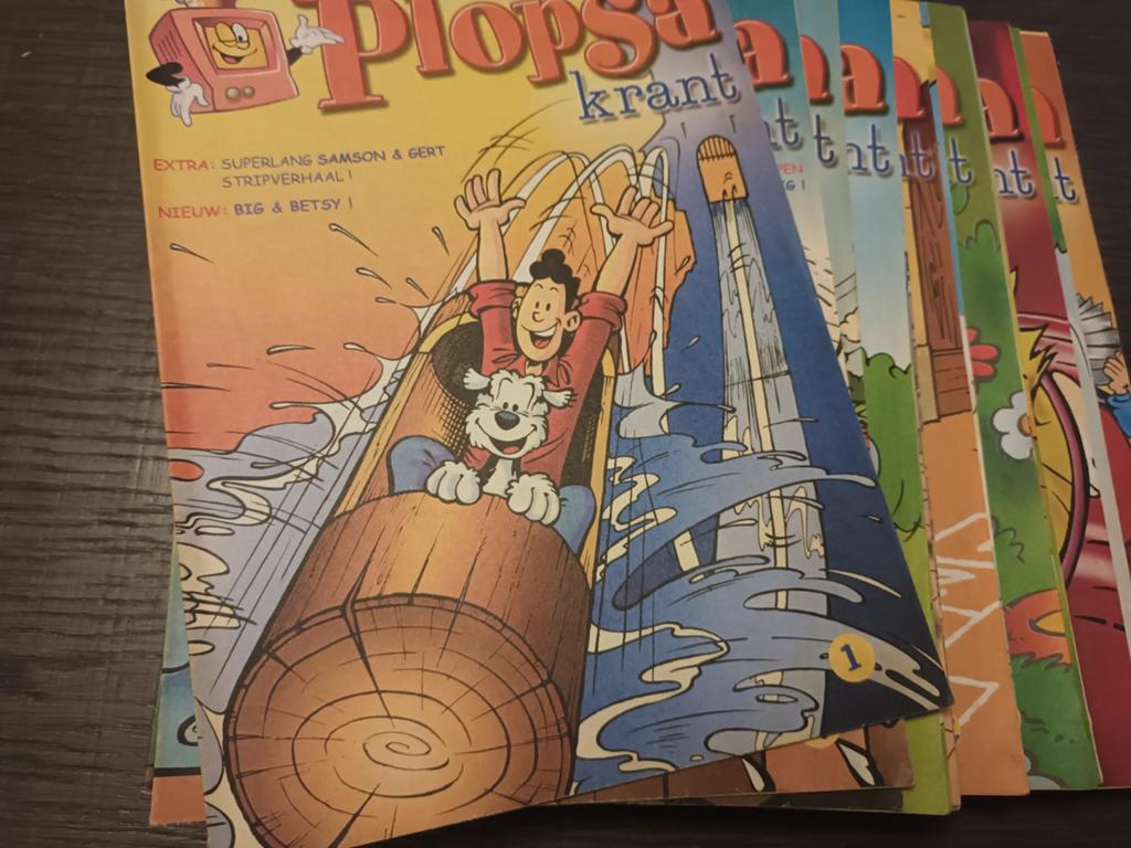 25 verschillende Plopsa krantjes, Enlèvement ou Envoi