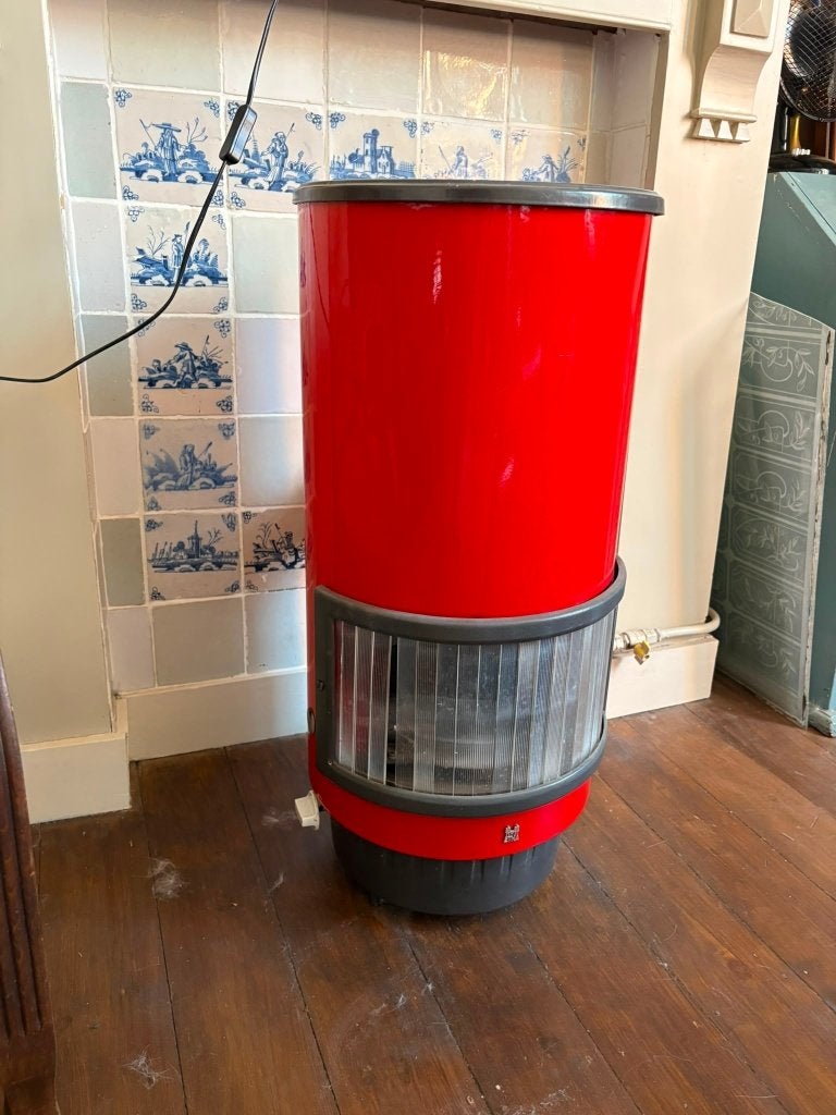 2 ETNA Maxigas aardgaskachels – rood retro design – werkend, Bricolage & Construction, Chauffage & Radiateurs, Moins de 60 cm