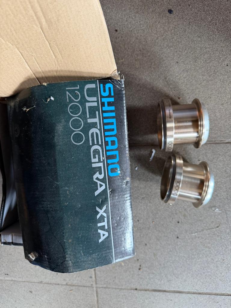 2 reservespoelen voor Shimano ultegra xta 12000, Enlèvement