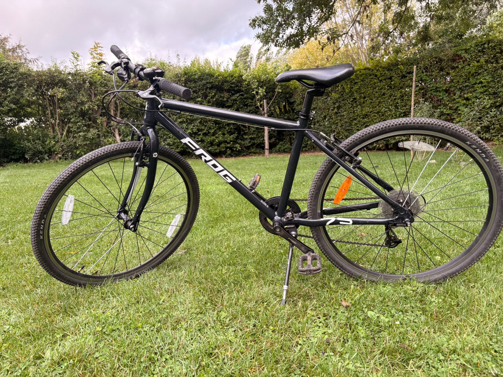 Jongensfiets Frog 26 inch, Fietsen en Brommers, Ophalen, Gebruikt, Velgrem, Overige merken