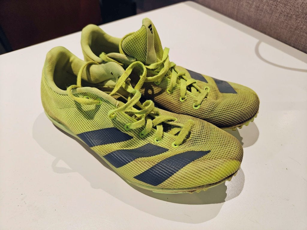 Loopschoenen spikes addidas maat 38 2/3, Enlèvement ou Envoi, Utilisé, Spikes, Adidas