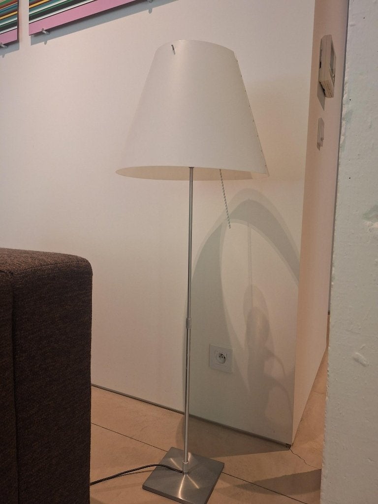 Vloerlamp Luceplan Constanza, Huis en Inrichting, Ophalen, Gebruikt, Metaal, 100 tot 150 cm