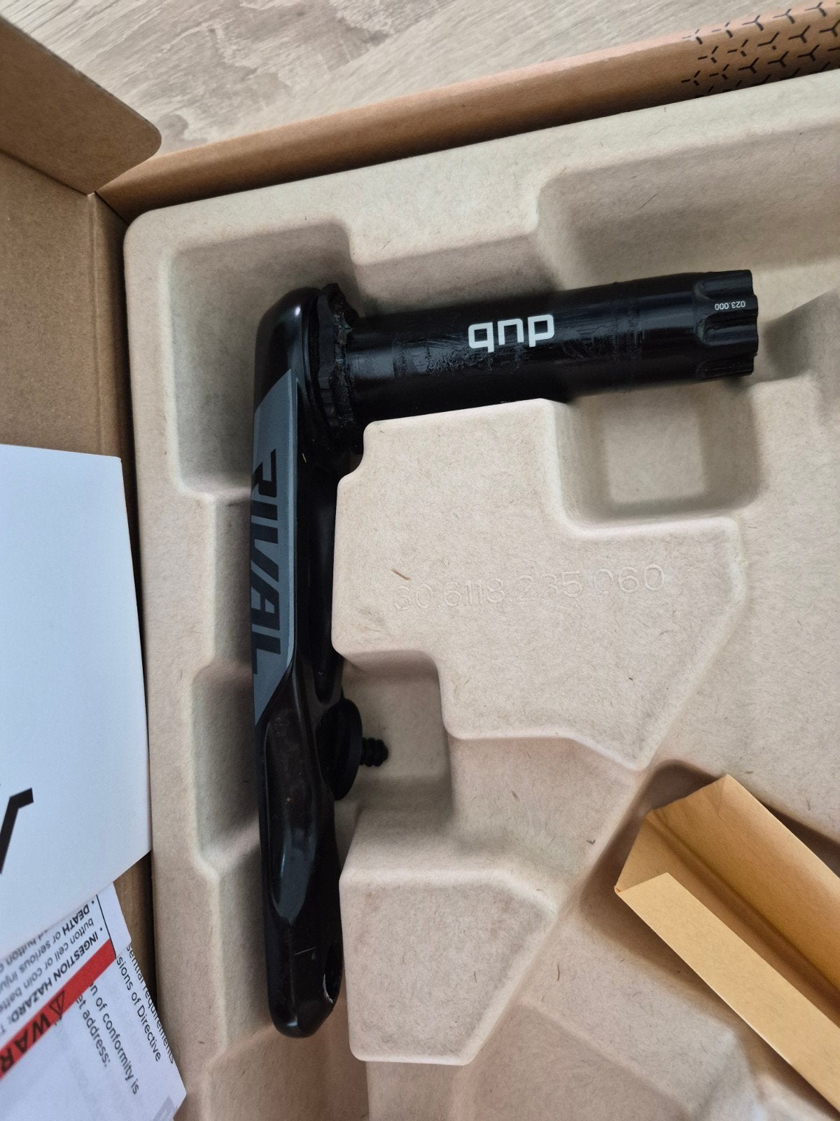 Sram rival DUB + achter derailleur + shifters, Ophalen
