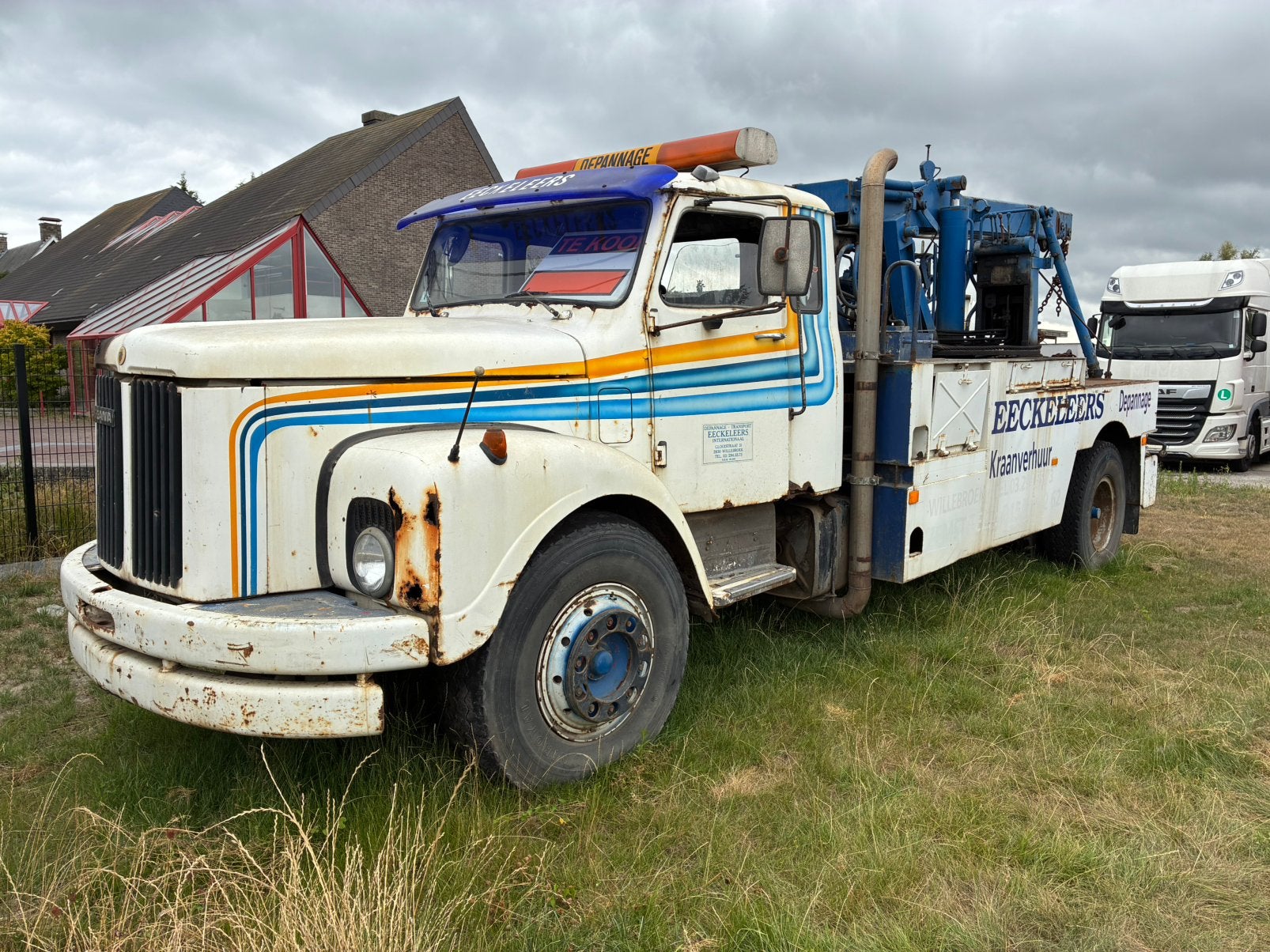 Oude takelwagen Scania, Auto's, Bedrijf, Te koop, Scania