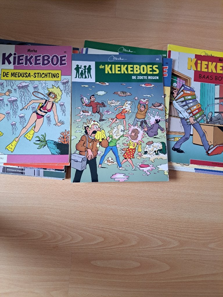 Kiekeboe strips, Meerdere stripboeken, Ophalen of Verzenden, Gelezen, MERHO