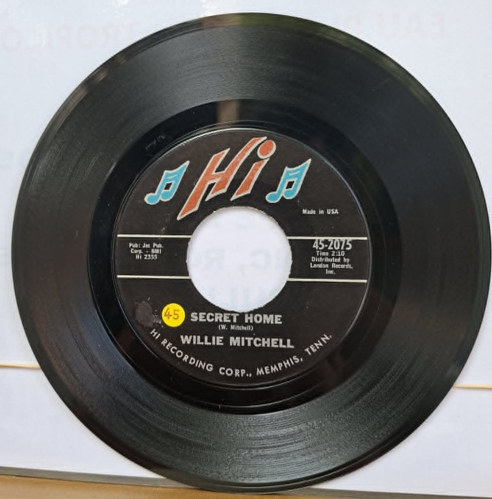 Popcorn Groove / Willie Mitchell - Secret Home, CD & DVD, Vinyles | R&B & Soul, Pressage original, Enlèvement ou Envoi, 7 inch
