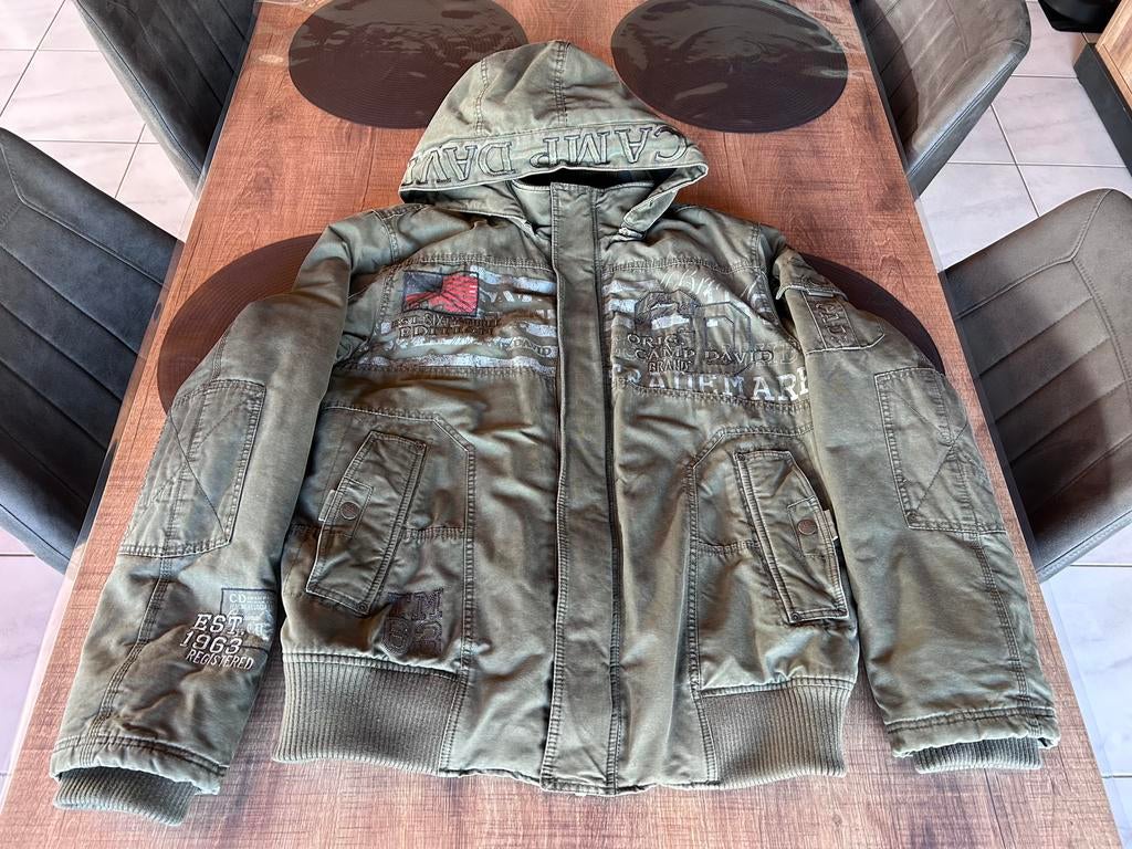 Camp David - warme jas - XXL, Kleding | Heren, Jassen | Winter, Ophalen, Zo goed als nieuw