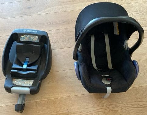 Maxi-Cosi CabrioFix met EasyFix Base en accessoires, Kinderen en Baby's, Autostoeltjes, Ophalen, Gebruikt, Isofix, 0 t/m 13 kg