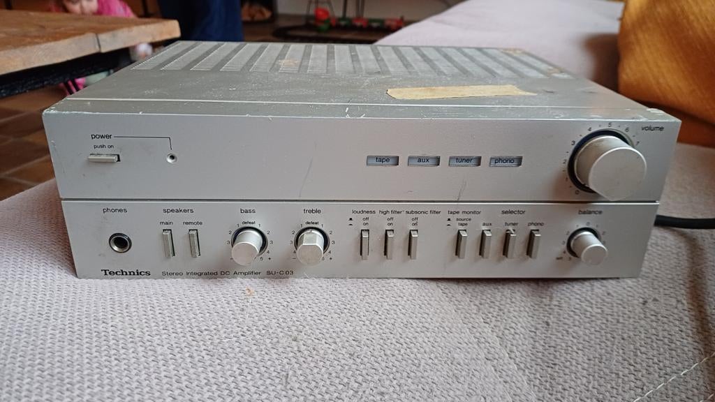 Technics SU-03 versterker, Enlèvement