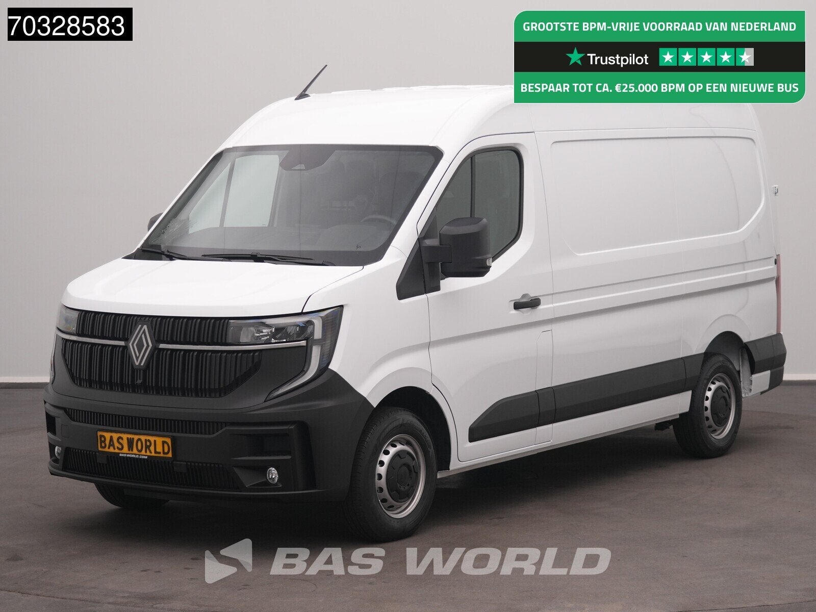 Renault E-Master 143pk E-Tech 87kWh 100% Elektrisch Long Ran, Auto's, Automaat, Stof, Euro 6, Renault