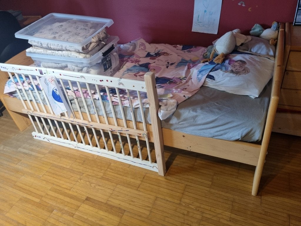 kinderbed inclusief matras 90*195 en lattoflex  als nieuw, 85 tot 100 cm, Zo goed als nieuw, 180 cm of meer, Ophalen