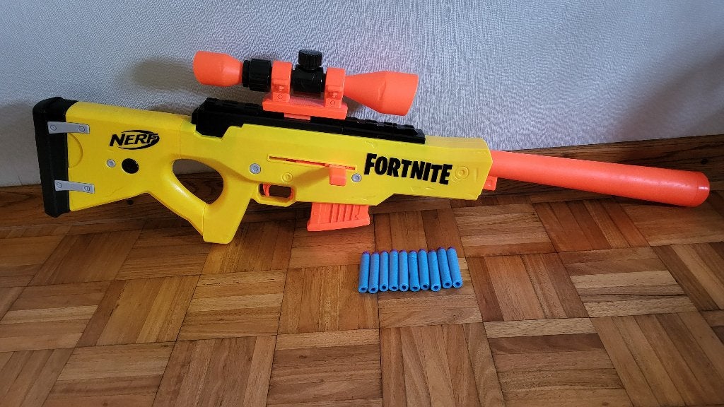Blaster NERF Fortnite BASR-L avec lunette, Enlèvement, Utilisé