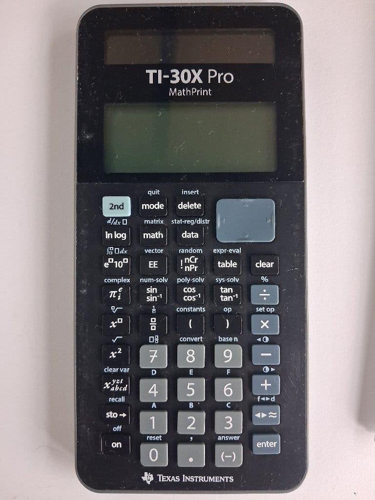 Rekentoestel TI-30x pro Mathprint, Diversen, Rekenmachines, Ophalen of Verzenden, Zo goed als nieuw