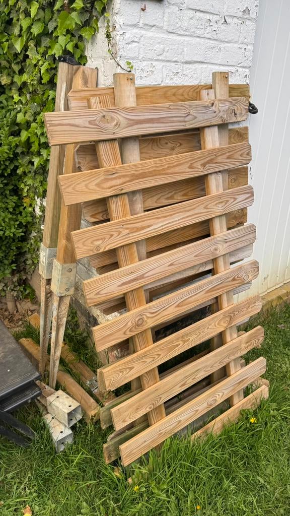 Cloture en bois, Enlèvement, Bois