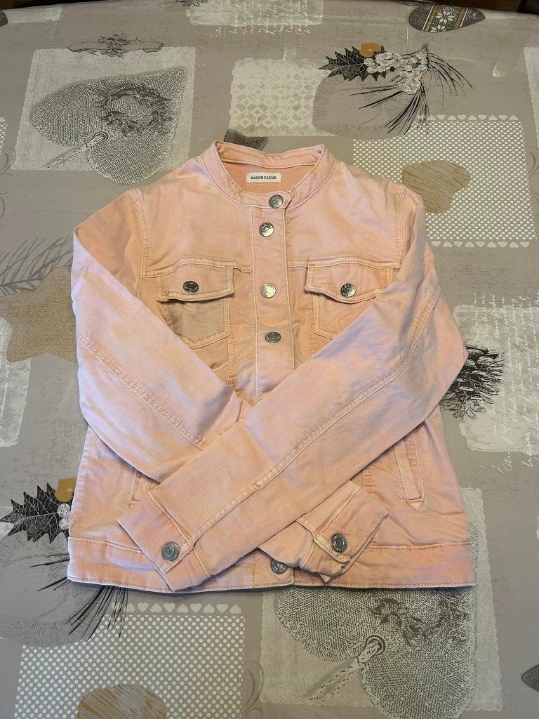 Veste en jeans rose, Vêtements | Femmes, Cache cache, Taille 38/40 (M), Rose, Enlèvement