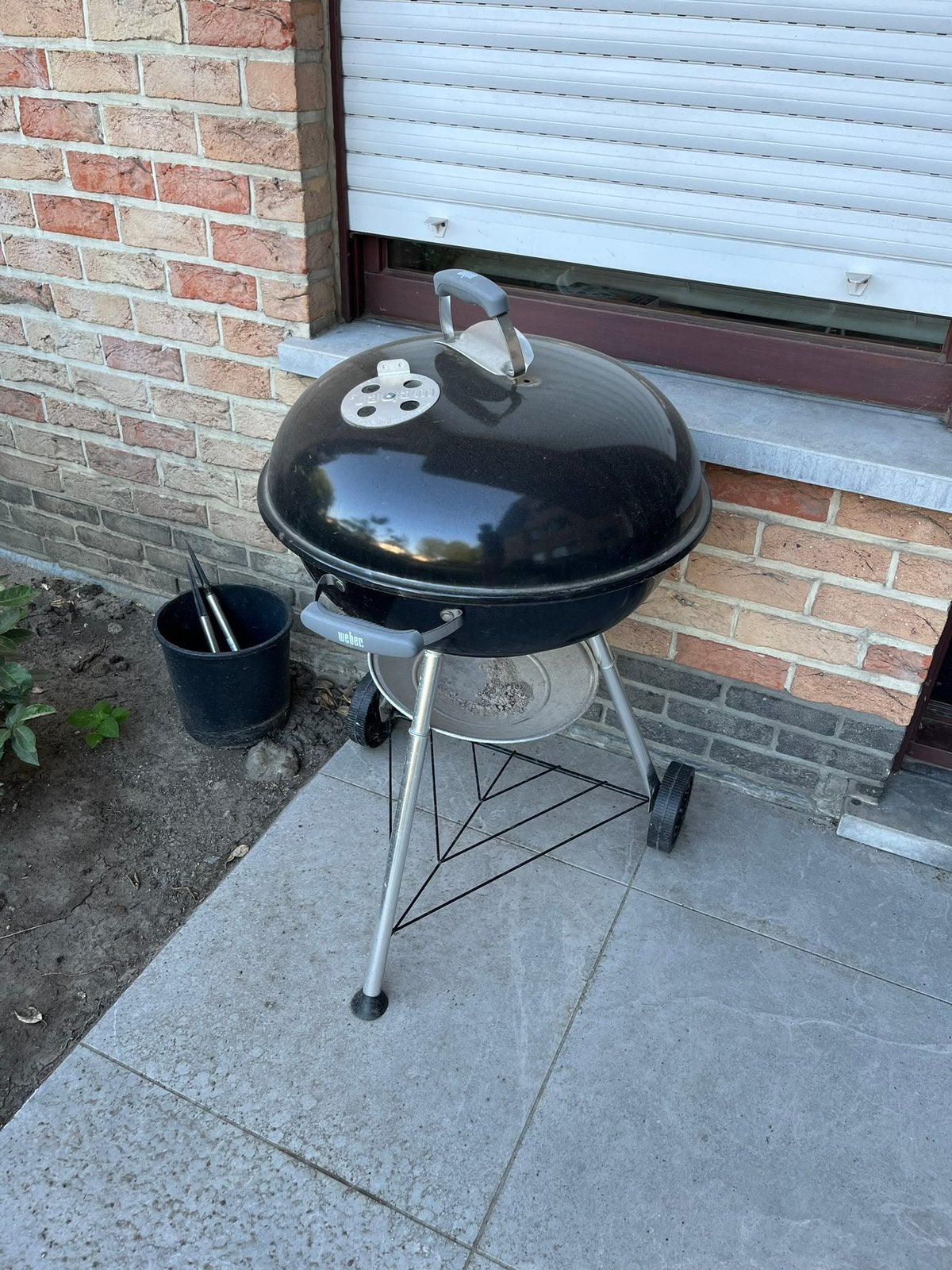 Weber BBQ 57cm, Ophalen, Gebruikt, Met accessoires