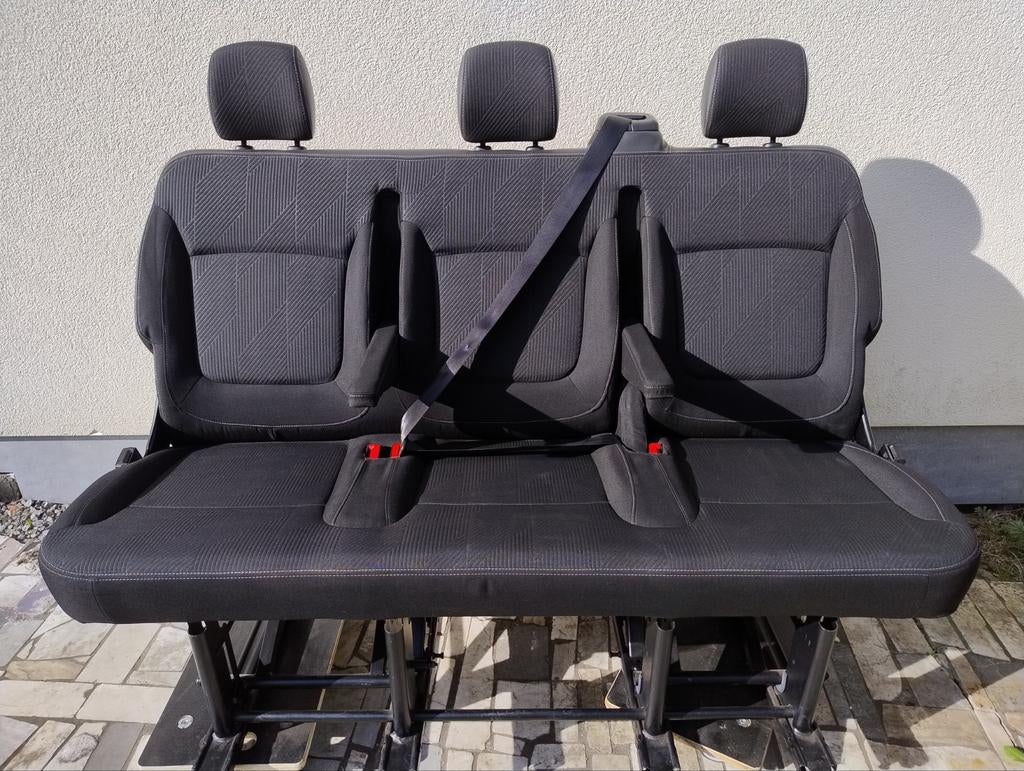 Renault Trafic passagiersbank (neerklapbaar) + gordels, Auto-onderdelen, Ophalen, Gebruikt, Renault