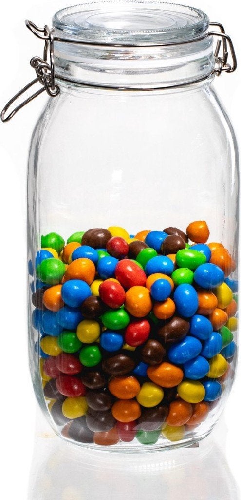 Sareva Weckpot - Glas - ø 12 cm / 2 liter, Ophalen of Verzenden, Nieuw, Glas, Pot, Bus of Blik