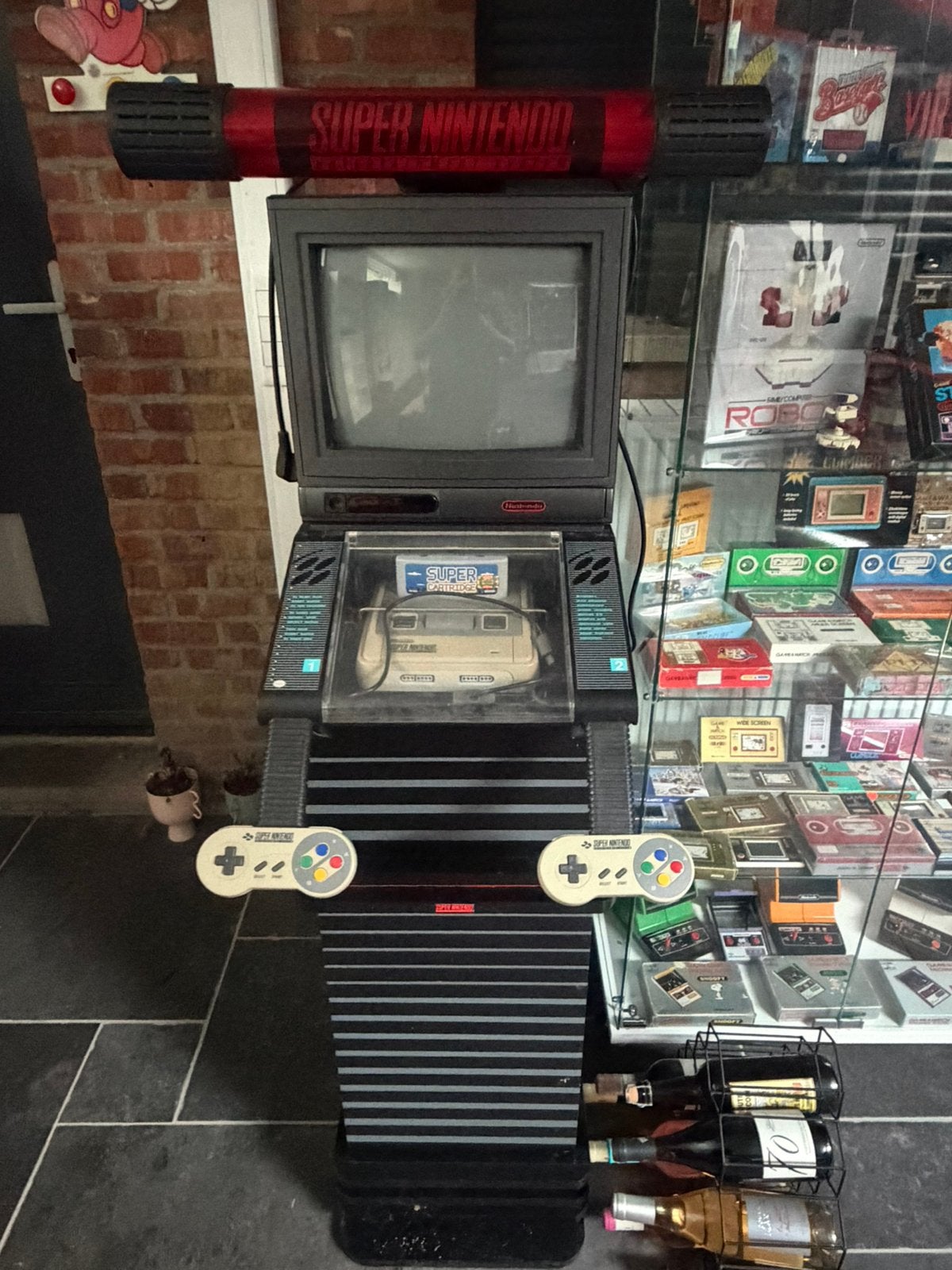 Borne arcade super nintendo, Games en Spelcomputers, Games | Nintendo Super NES, Ophalen, Zo goed als nieuw