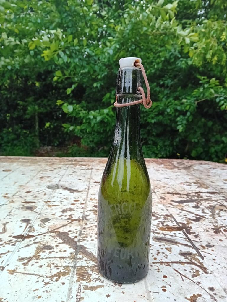 Oude vintage bierfles brouwerij Declerck Belle vue Veurne, Enlèvement ou Envoi
