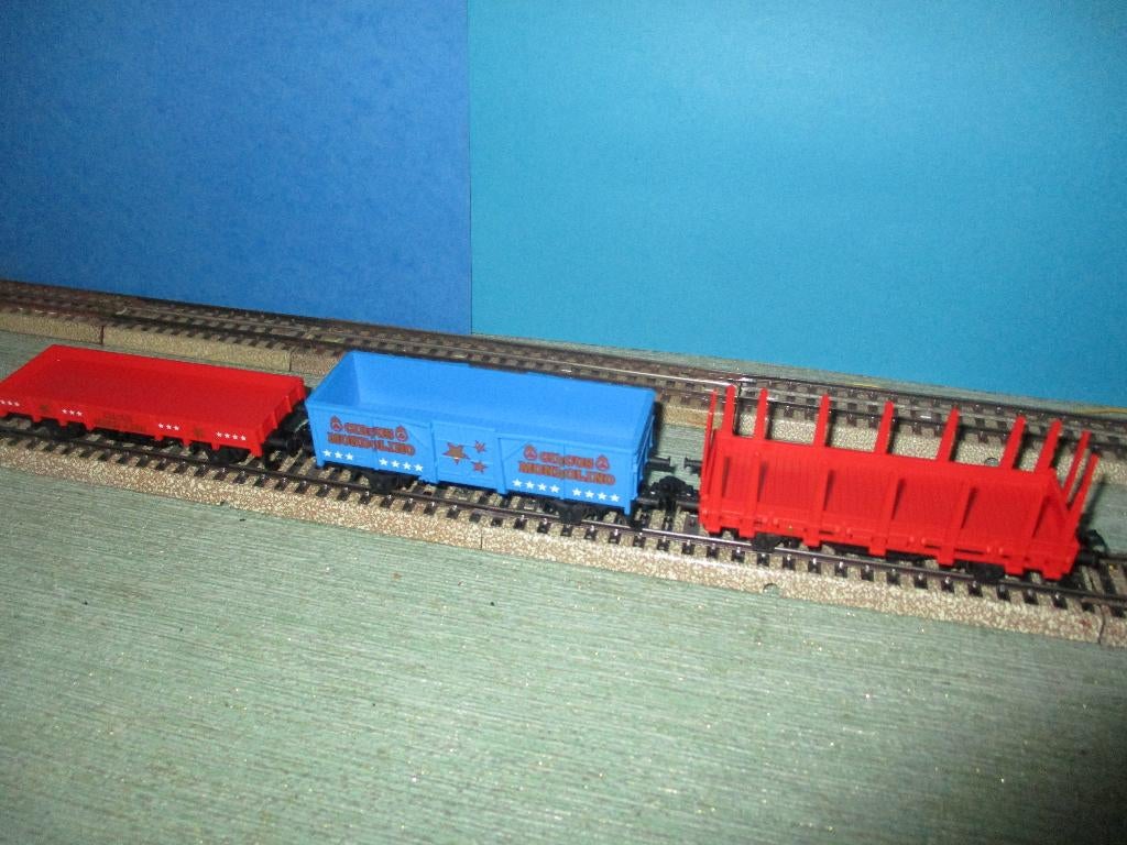 Marklin 3 wagons cirque Mondolino, Enlèvement ou Envoi, Neuf, Wagon, Märklin