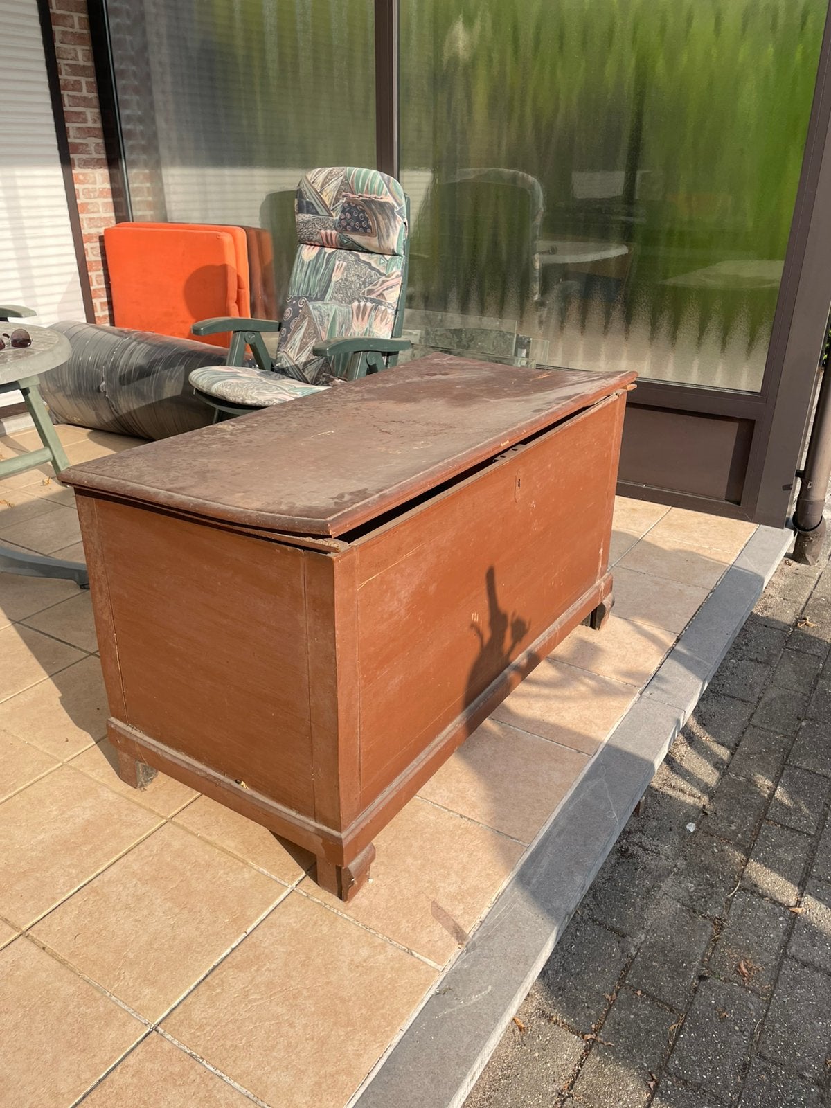 Oude dekenkist., Huis en Inrichting, Woonaccessoires | Kisten, Ophalen, 50 – 75, Gebruikt, 50 tot 100 cm