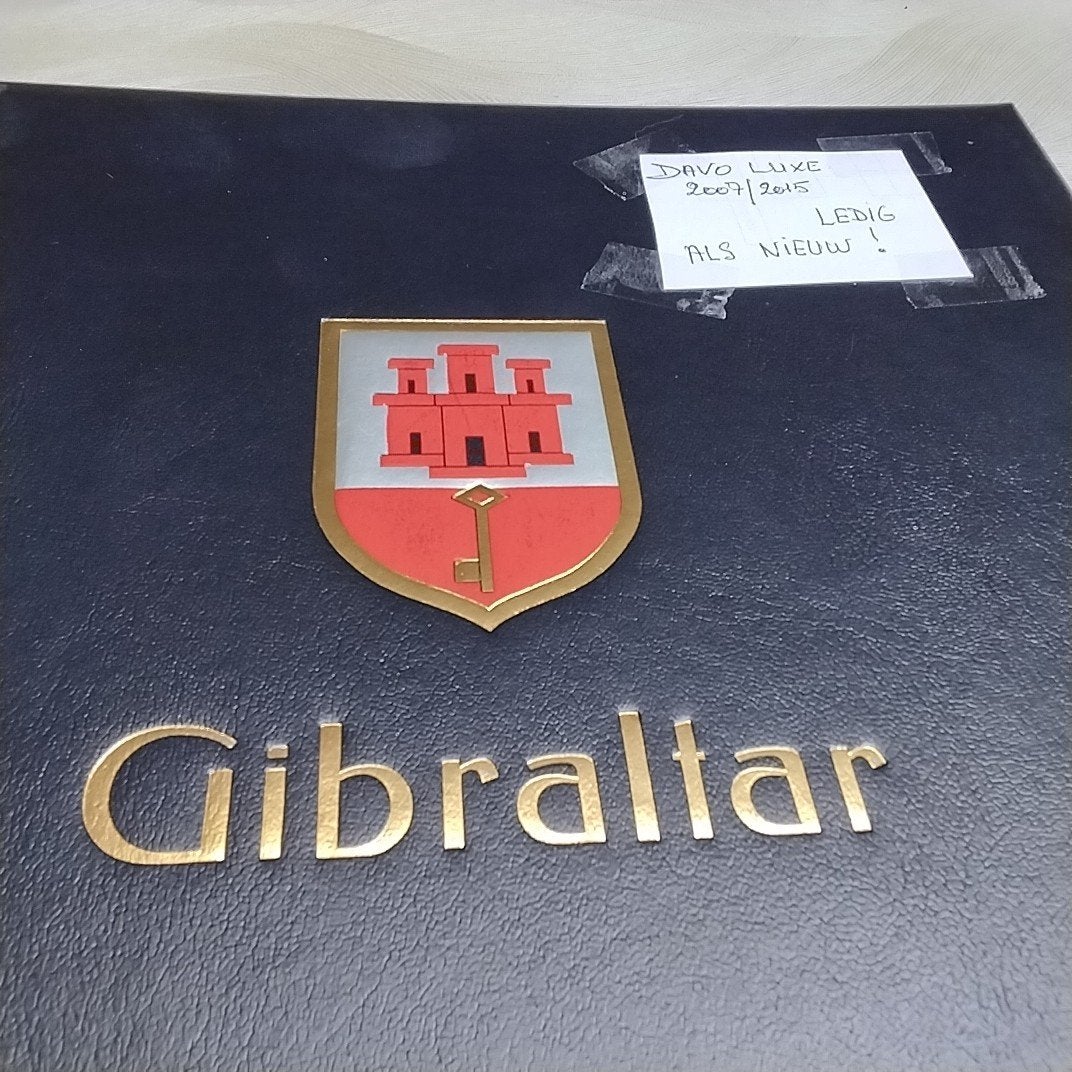 GIBRALTAR ledig DAVO LUXE ALBUM 2007/2015, Ophalen of Verzenden