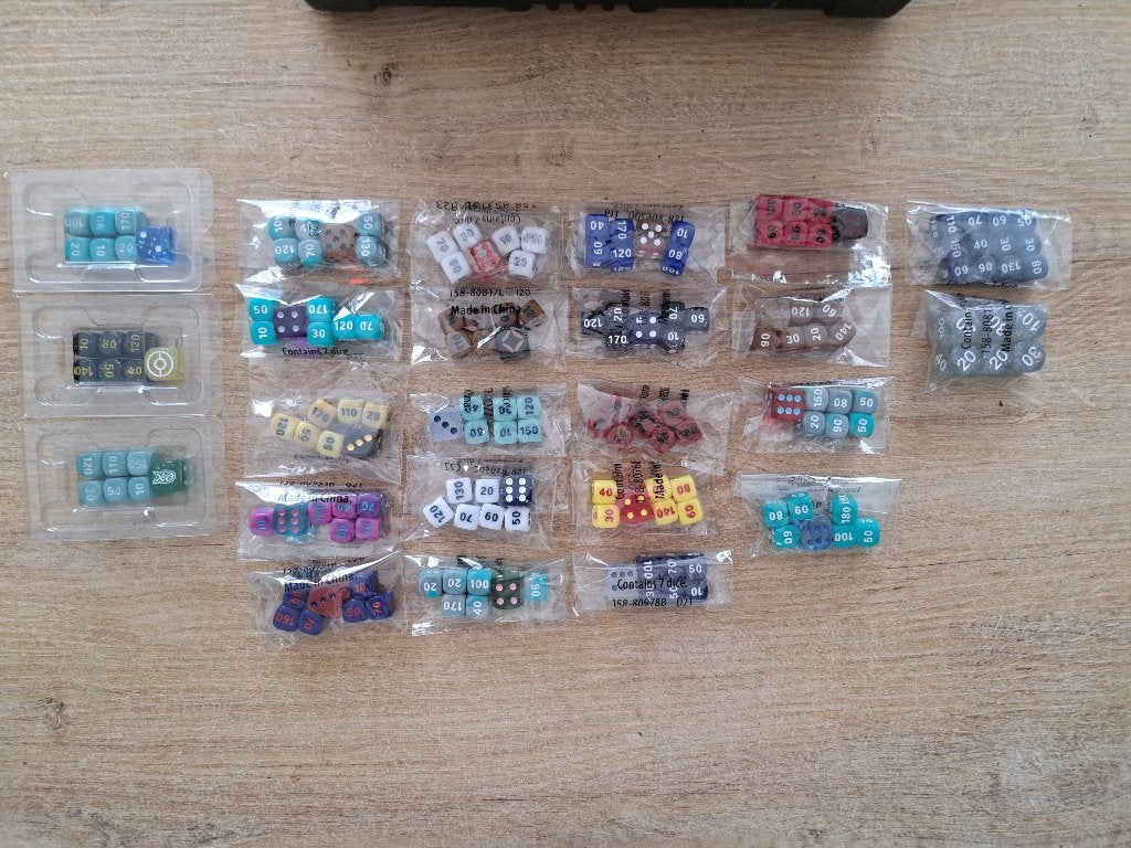Verzameling Dice sets - Conditions Markers - Coins, Ophalen of Verzenden, Zo goed als nieuw, Overige typen