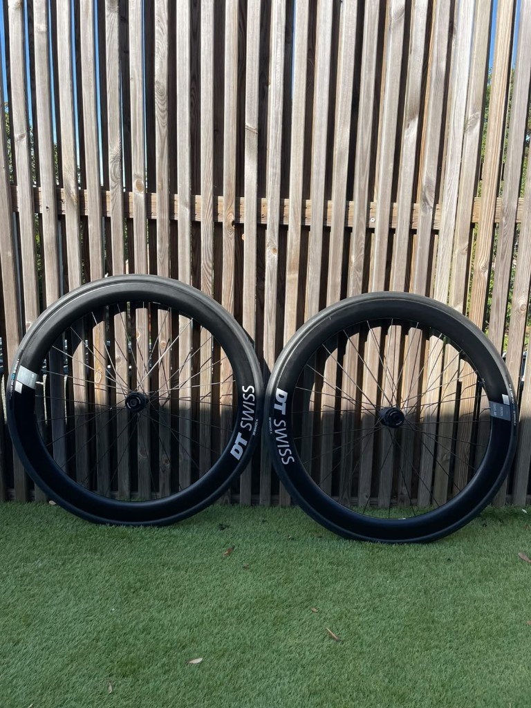 DT Swiss ARC 1400 DICUT 50 carbon wielset, Fietsen en Brommers, Gebruikt, DT Swiss, Racefiets, Carbon