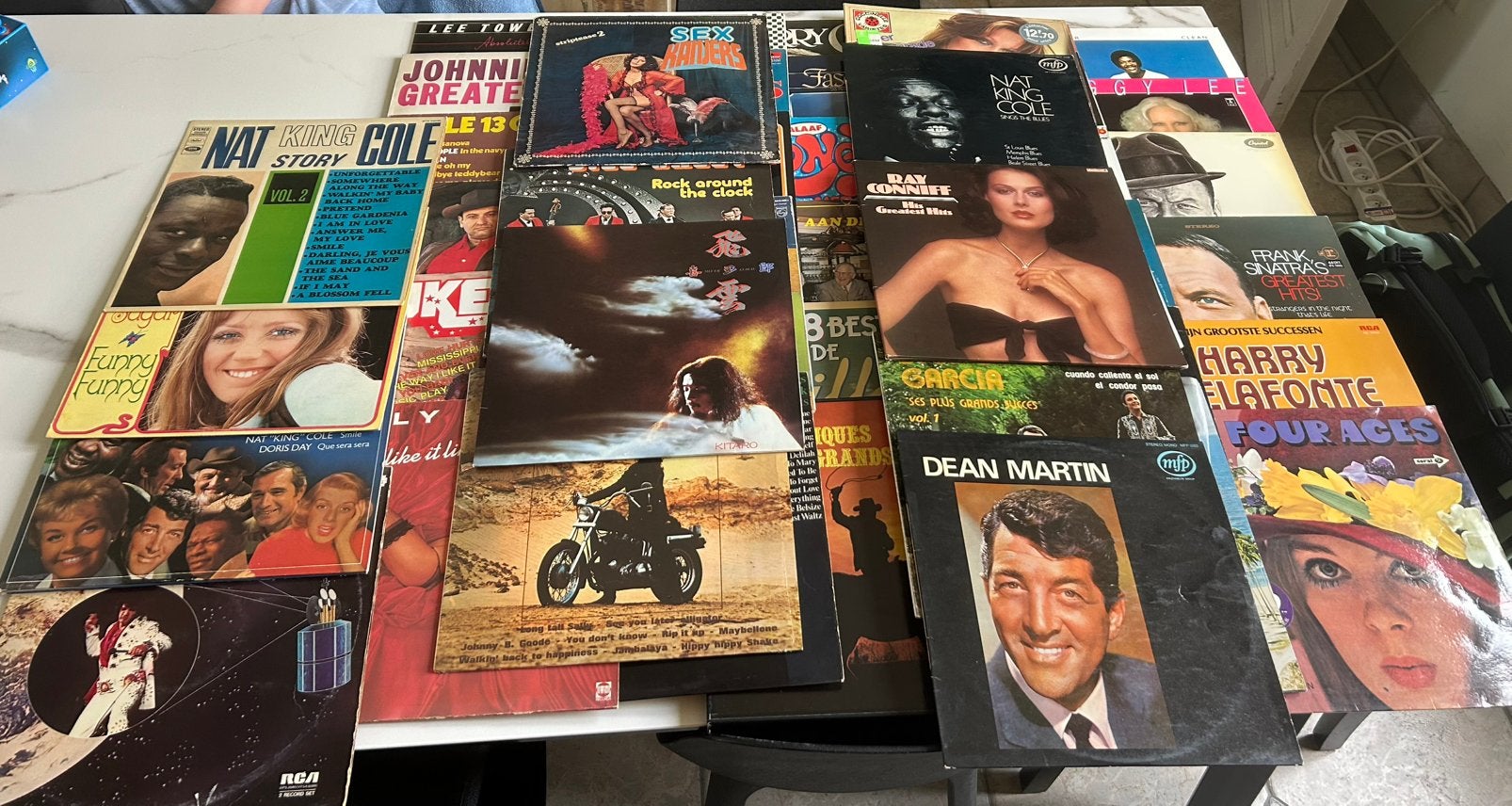 Te koop 9 lps jaren 80, Ophalen, Gebruikt