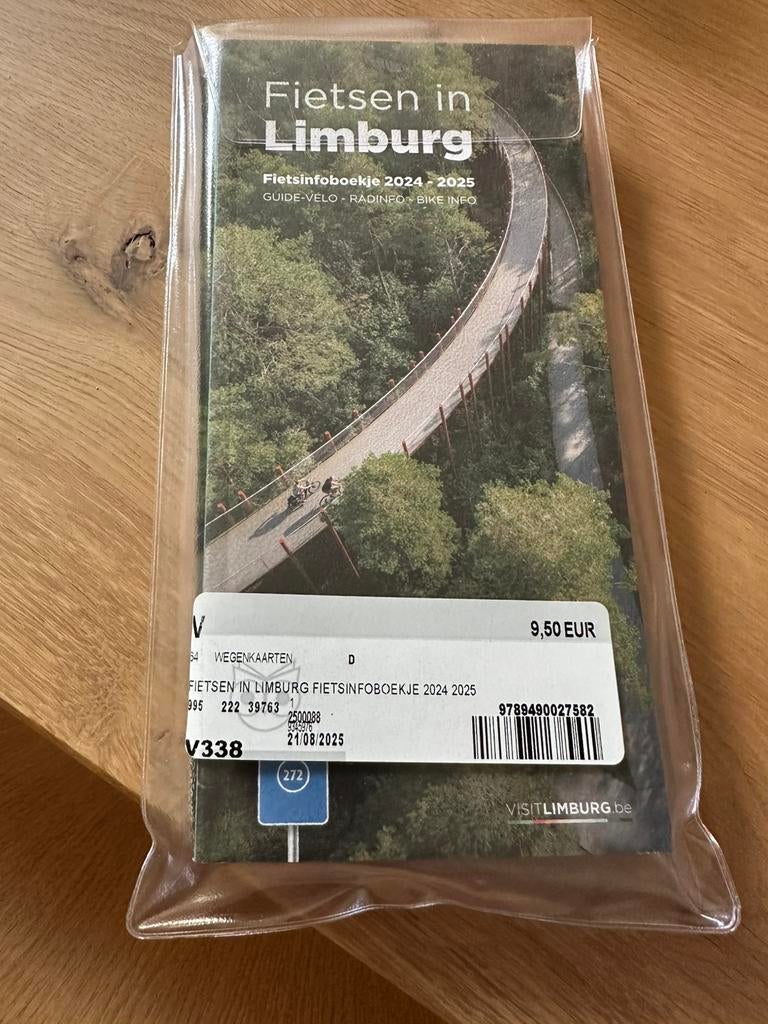 Fietsen in Limburg FIETSINFOBOEKJE, Ophalen, Nieuw