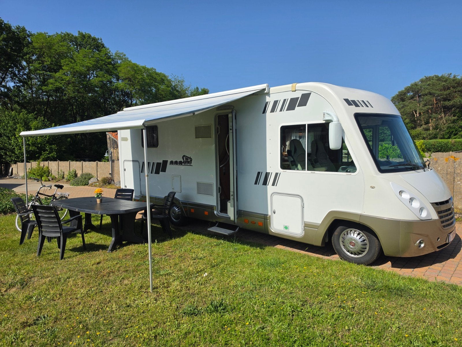 Fiat Pilote G740XLC Queensbed 65000km, Caravans en Kamperen, Mobilhomes, Integraal, Ringverwarming, Fiat, Omvormer