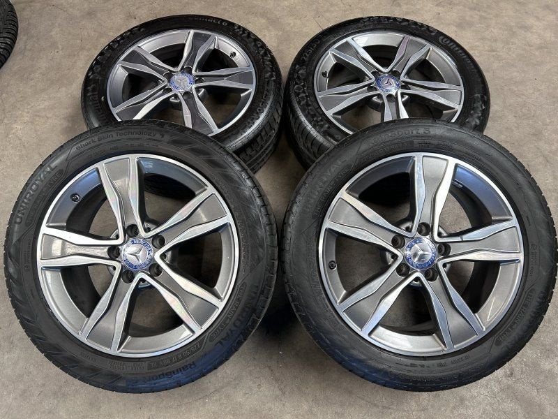 17 inch originele velgen + zomerbanden Mercedes C klasse W20, Pneus et Jantes, Pneus été, -, 17 pouces