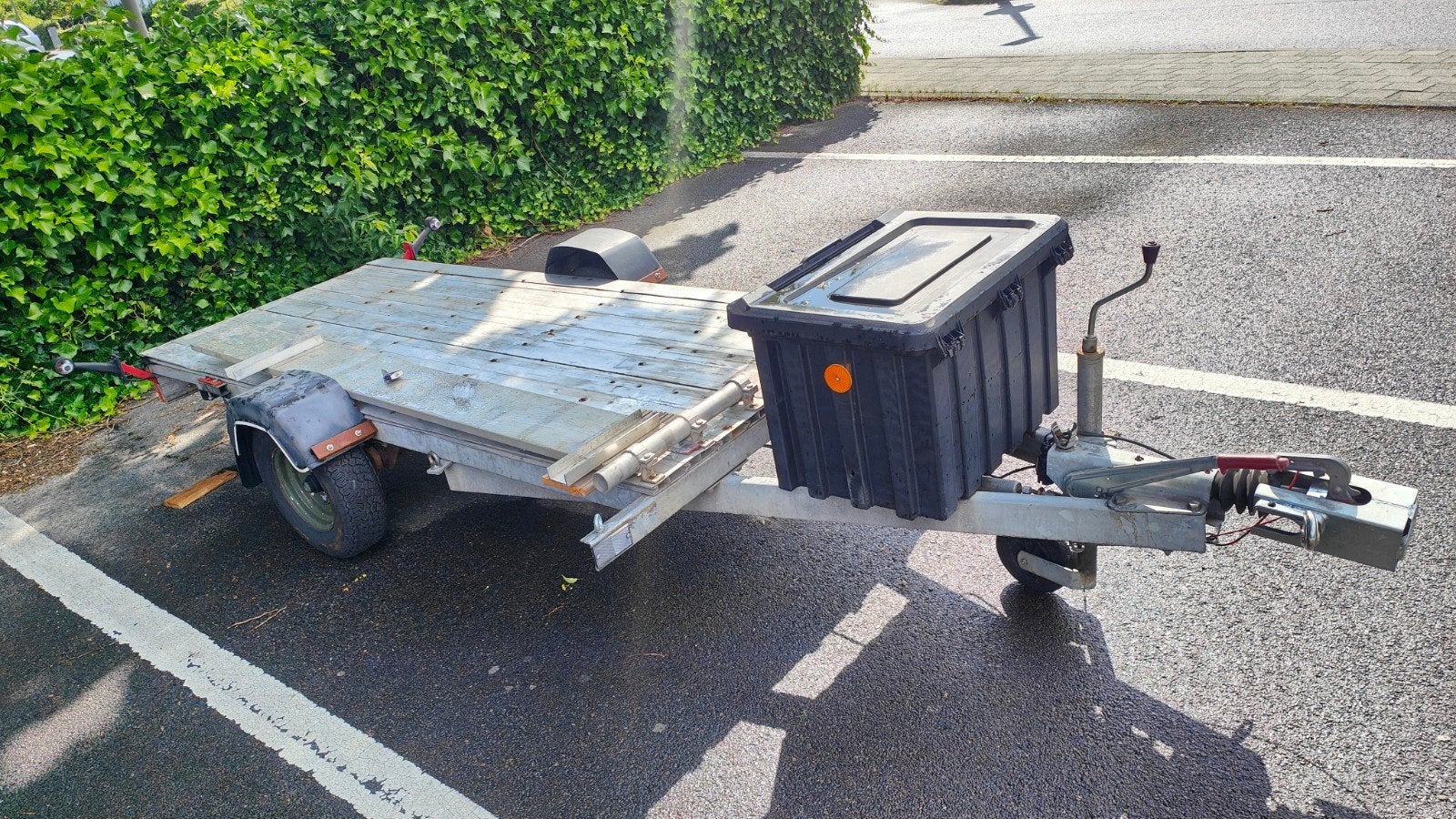 Moto aanhangwagen in alu, Auto diversen, Aanhangers en Bagagewagens, Ophalen of Verzenden