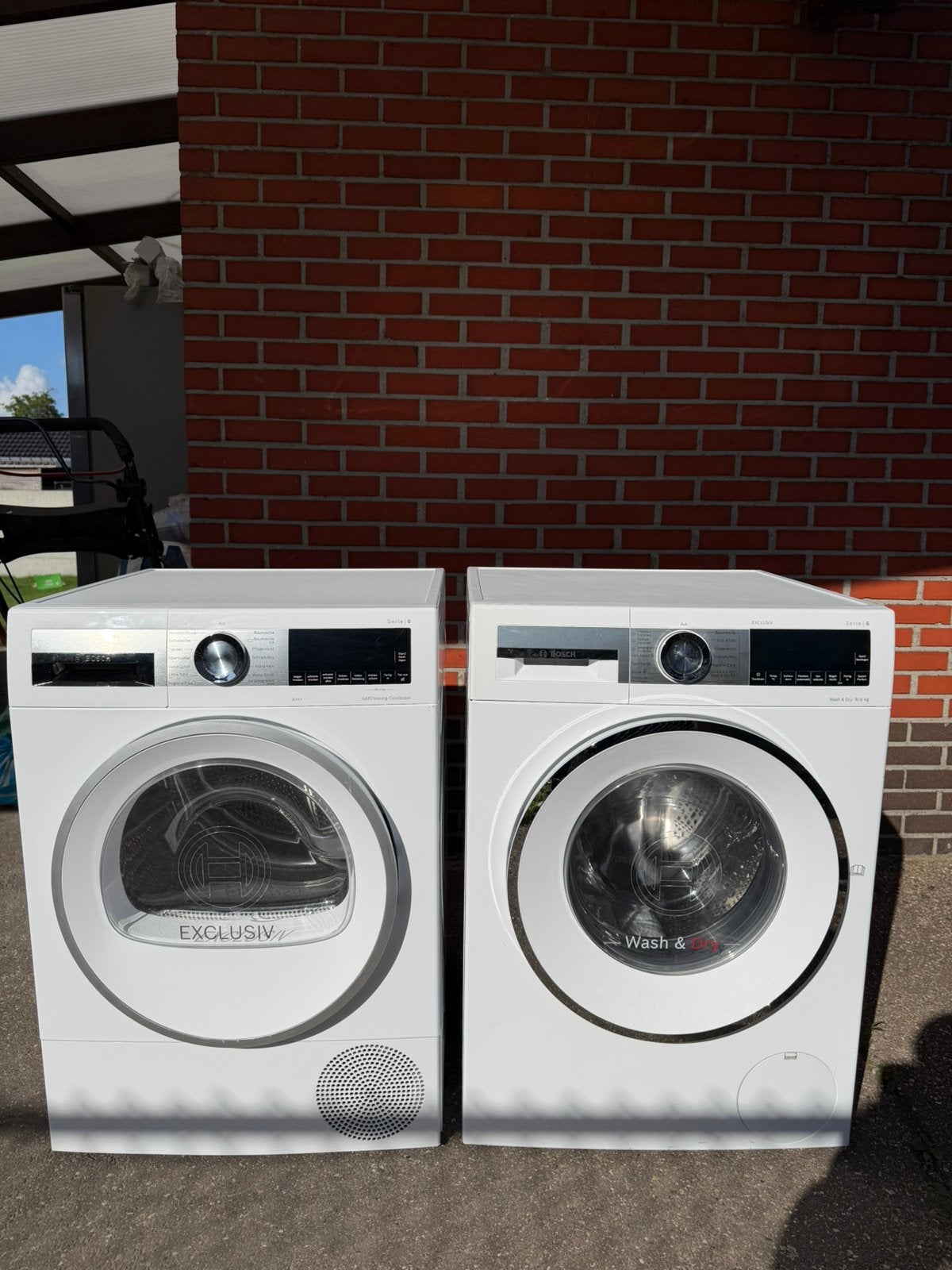 Wasmachine en droger, Ophalen, Zo goed als nieuw