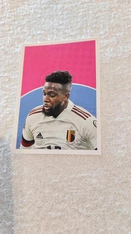 Panini / Sticker / Divock Origi / Rode Duivels, Ophalen of Verzenden, Nieuw, Poster, Plaatje of Sticker