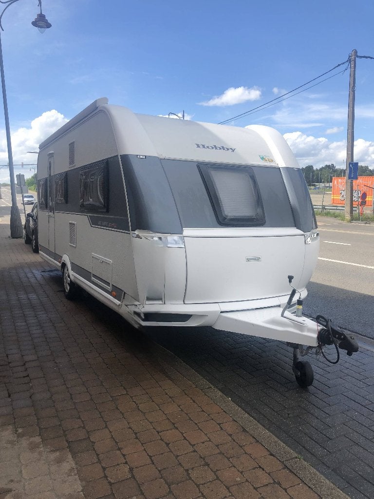 Hobby de Luxe Edition 495UL caravan, Hobby, 2 aparte bedden, Particulier, Tot en met 4