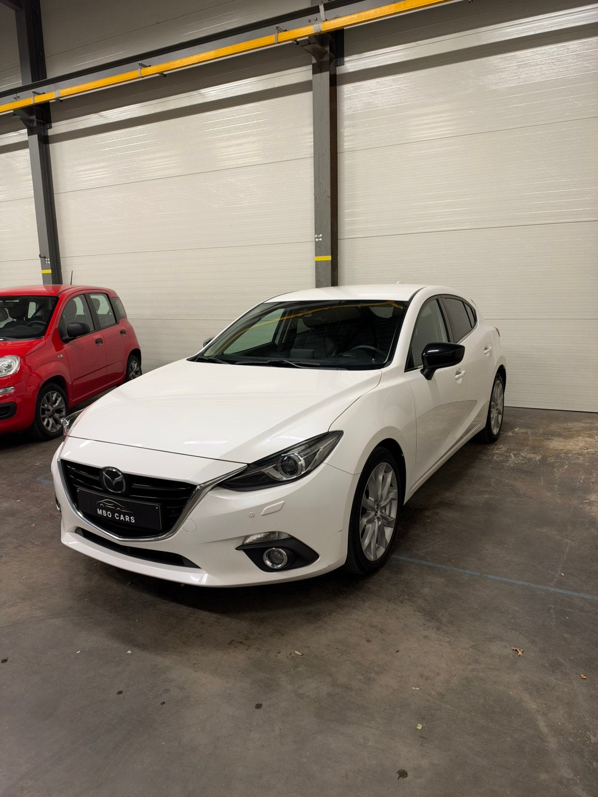 Mazda 3 2.0i Skyactiv|HEADUP, ZETELVERWM, NAVI,.., Auto's, Voorwielaandrijving, Wit, Leder, 5 deurs