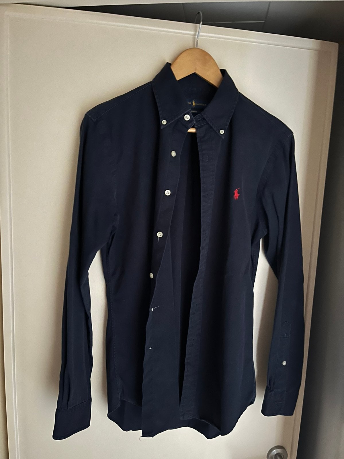 Mooi hemd Polo Ralph Lauren, Kleding | Heren, Ophalen, Zo goed als nieuw, Blauw, Halswijdte 38 (S) of kleiner