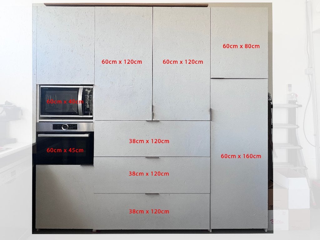 Kastenwand keuken in OSB, Ophalen, Gebruikt, Overige materialen, Wit