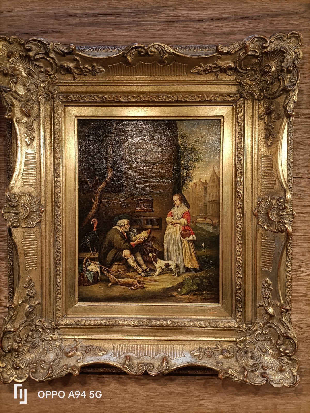 Oude schilderijen, Ophalen