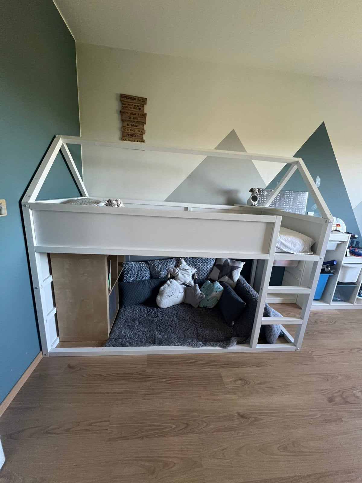 Lit cabane, Enlèvement, Utilisé, Lit mi-hauteur mezzanine