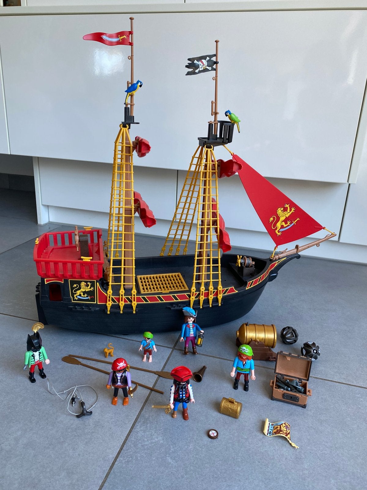 Playmobil piratenboot 5736, Kinderen en Baby's, Speelgoed | Playmobil, Ophalen, Pirates, Gebruikt, Boot/Schip