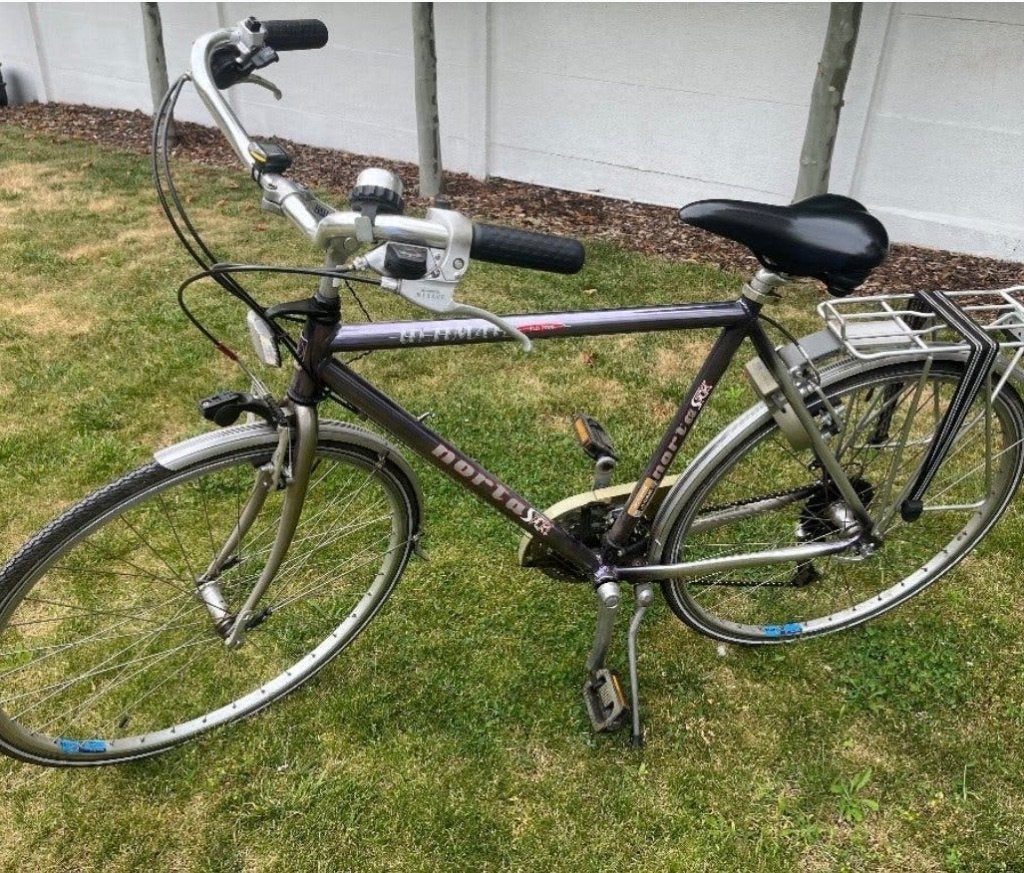 Herenfiets Norta Sport aluminium, Autres marques, Vitesses, Frein sur jante, Comme neuf