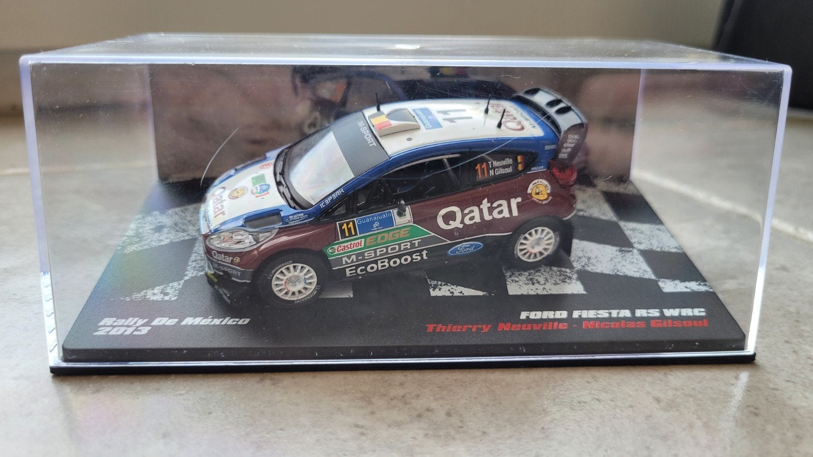 Ford Fiesta WRC Neuville 1 43, Enlèvement ou Envoi, Comme neuf, Voiture, Autres marques